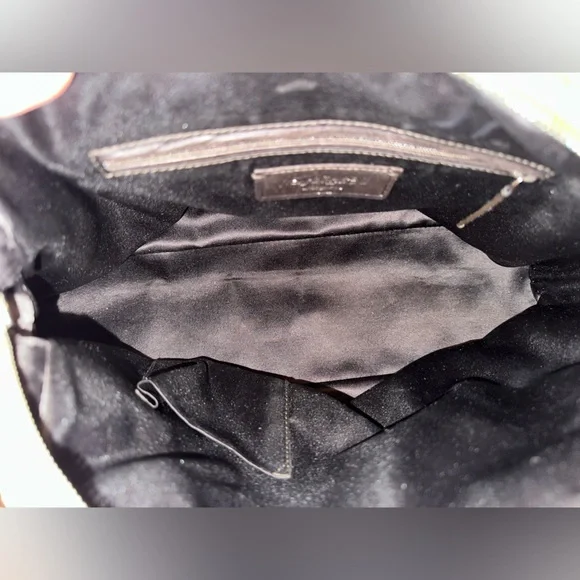 Authentic YVES SAINT LAURENT Muse Leather Shoulder Tote Bag - Picture 12 of 12